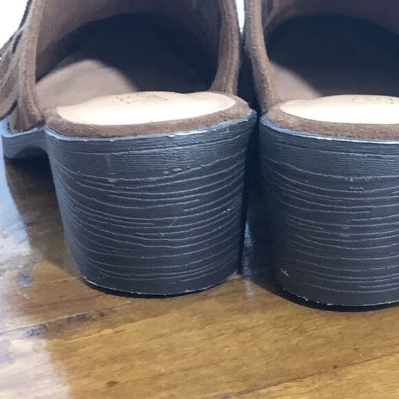 Ariat Unbridled Mules Women’s 6 Brown Whiskey Leather Shirley Fringe Western - Picture 7 of 12